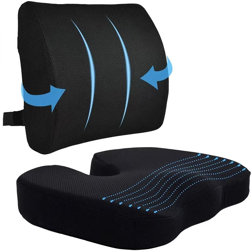 Gambar produk Bamboo Bantal Punggung Orthopedic Memory Foam Slow Rebound Bamboo - INU137