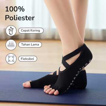 Gambar produk Ozaiic Kaos Kaki Yoga Socks Professional Anti Slip Five Finger Socks - Ozai01