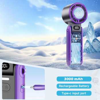 OSBORN Kipas Mini Lipat Portable Handheld Folding Fan 3000mAh - O-33