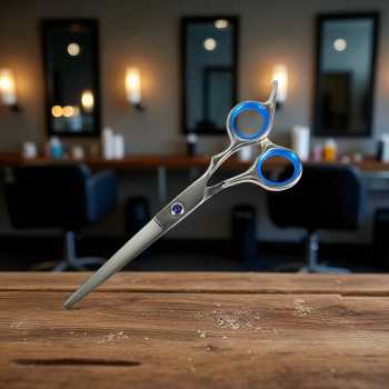Gambar produk YUCH Gunting Rambut Lurus Sasak Oil Quenching Stainless Steel 4Cr13 Cutting Scissor - YC6