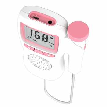 Gambar produk WEBEYOU Alat Deteksi Jantung Janin Fetal Doppler Heartrate Bluetooth - WF-FD101