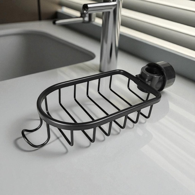 Gambar produk Falangshi Rak Kamar Mandi Bathroom Organizer Rack Shower Aluminium - WB8007