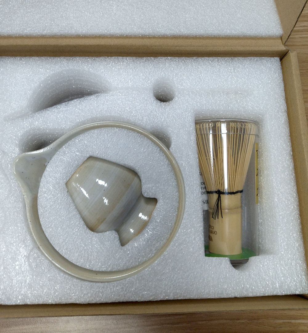 Gambar produk One Two Cups Set Mangkuk Teh Matcha Tea Chasen Chawan 4in1 - MYV16D