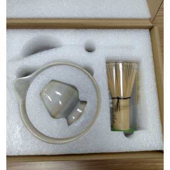 Gambar produk One Two Cups Set Mangkuk Teh Matcha Tea Chasen Chawan 4in1 - MYV16D