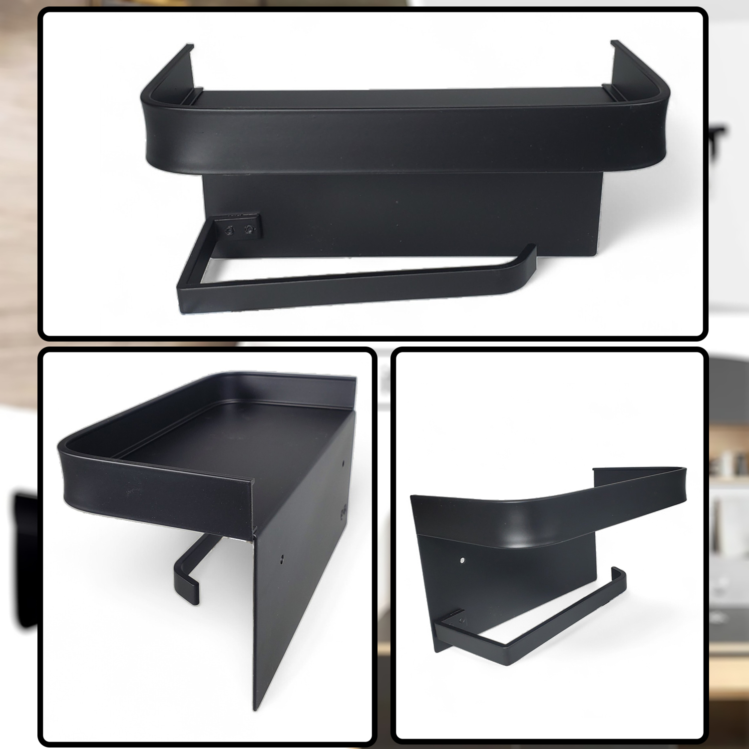Gambar produk KODASW Tempat Tisu Toilet Rak Gantung Kamar Mandi Storage Rack - KD18