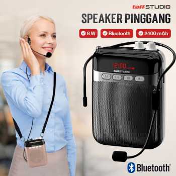 TaffSTUDIO Speaker Pinggang Microphone Bluetooth Amplifier Wireless - S26