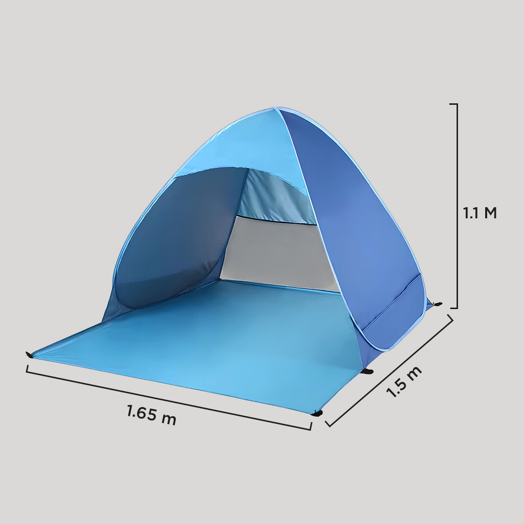 Gambar produk Top Lander Tenda Camping Lipat Otomatis 2-4 Orang Single Layer - TL9