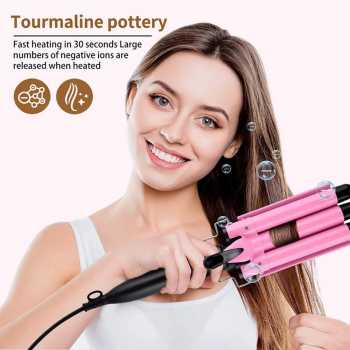 CHIGNON Catokan Rambut 3 Barrel Hair Curling Wavy Iron 25mm 70W - M-11
