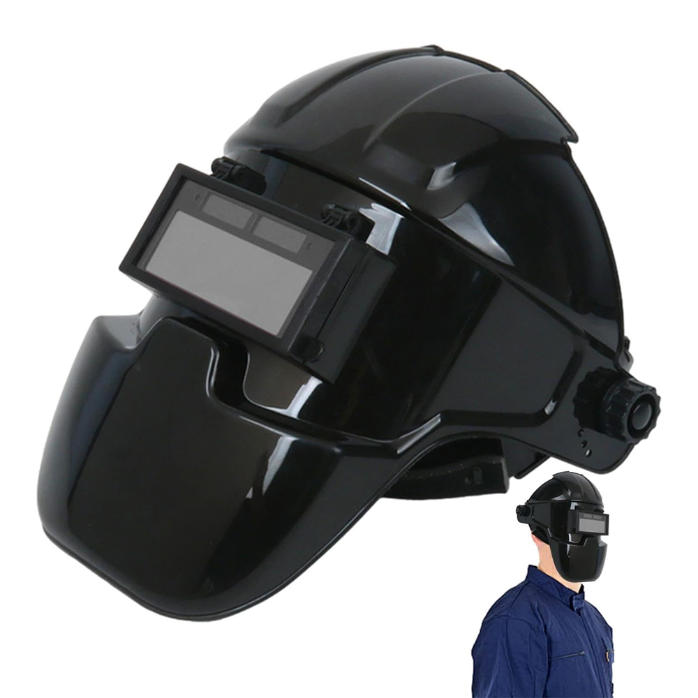 Gambar produk PLASHMA Helm Las Otomatis True Color Auto Dimming Welding Mask - P10