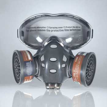 Gambar produk ASL Masker Gas Respirator Full Face with Activated Carbon Filter - 8200