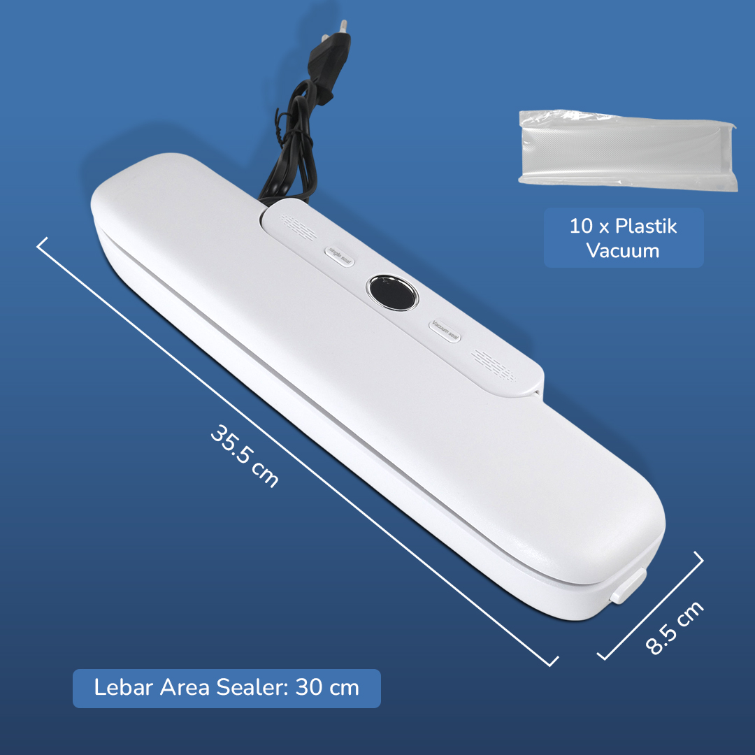 Gambar produk TFALO Alat Vakum Makanan Vacuum Sealer Packaging Machine with Bag - FK-7912