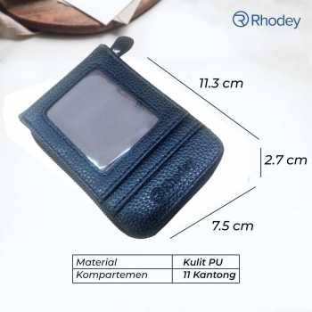 Gambar produk Rhodey Dompet Kartu Travel Bahan Kulit PU Multifungsi - HF033