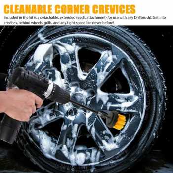 Gambar produk UNTIOR Kepala Sikat Pembersih Bor Car Polisher Drill Kit 5 PCS - UT2