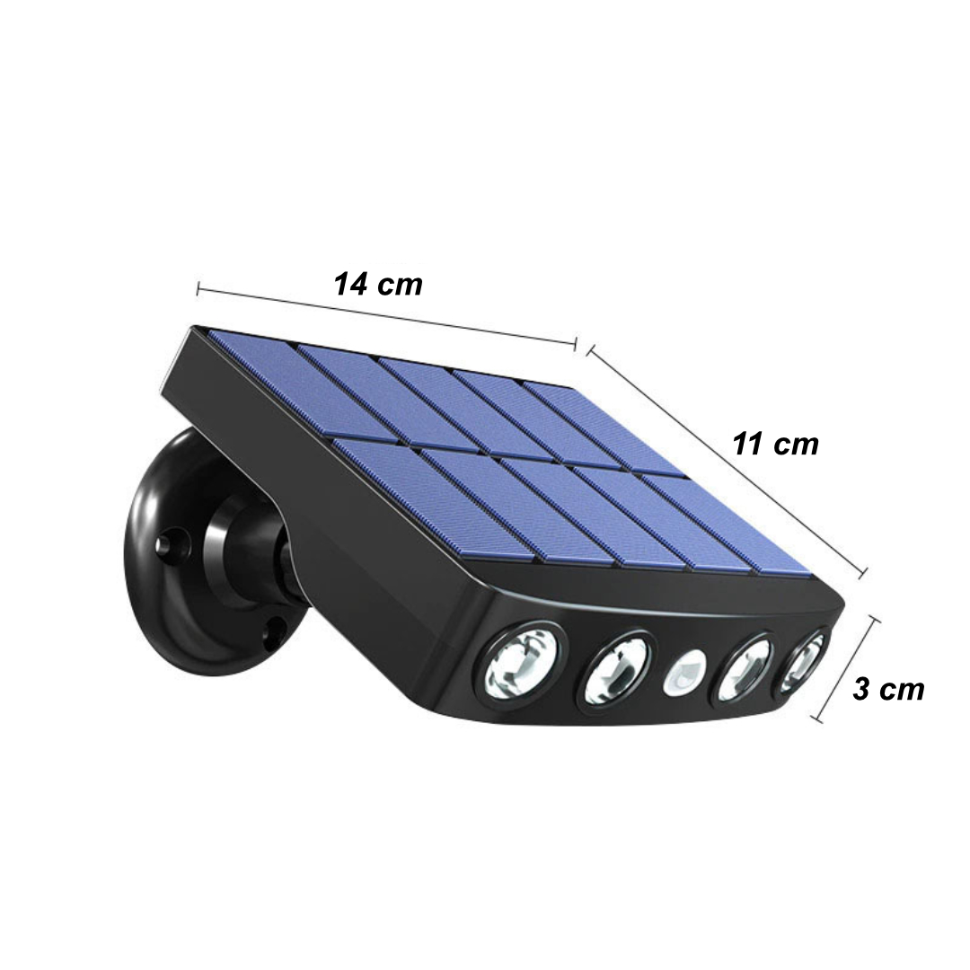 Gambar produk TRLIFE Lampu Dinding Solar Sensor Gerak Waterproof 4 LED Cool White 4W - K7004