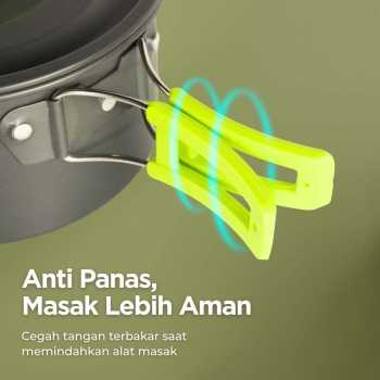 Gambar produk AstaGear Alat Masak Outdoor Camping Nesting Cooking Aluminium 7 in 1 - DS-308