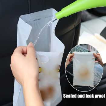 Gambar produk FENQUA Kantong Sampah Plastik Tempel Disposable Garbage Bag 30 PCS - FN-30
