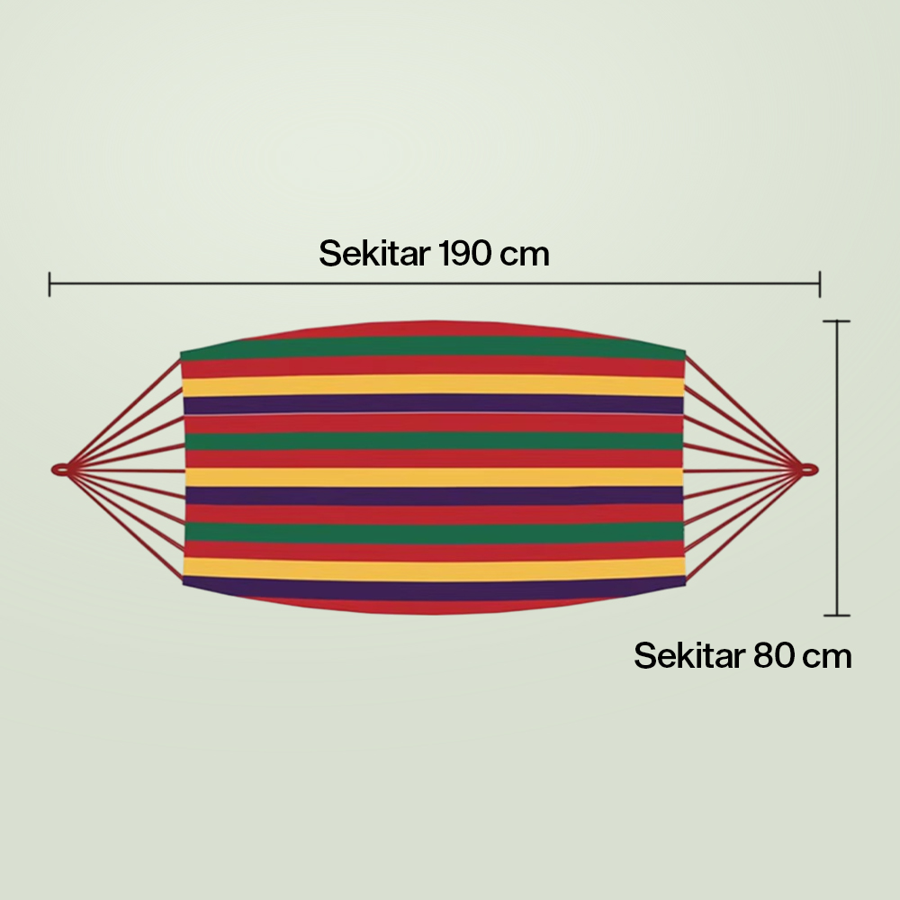 Gambar produk Hammock Tempat Tidur Gantung Double Thick Canvas - JS426