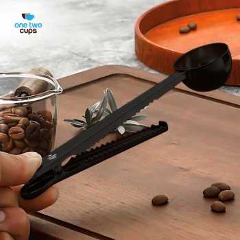 Gambar produk One Two Cups Sendok Takar Kopi Teh Measuring Spoon with Clip - G166