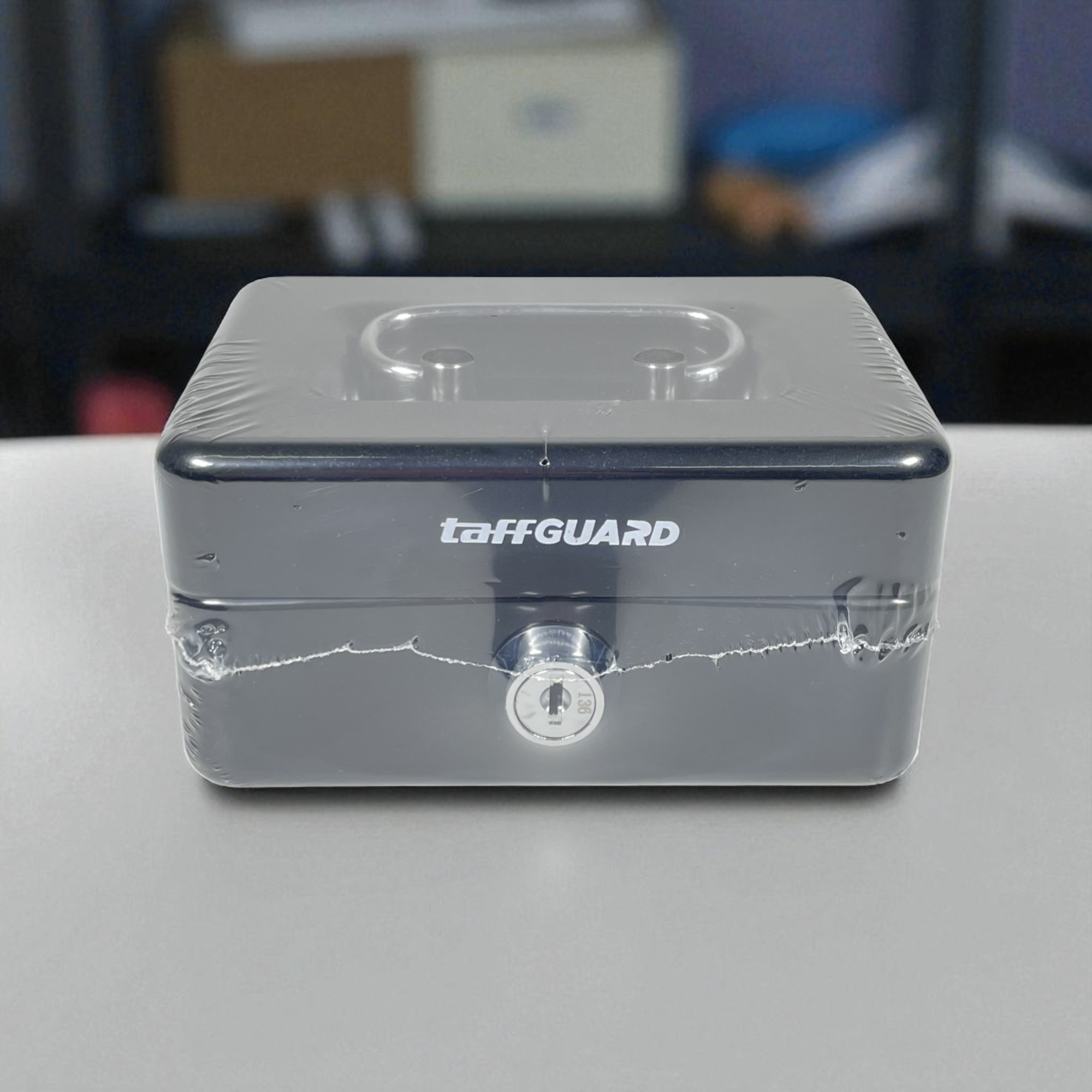 Gambar produk TaffGUARD Kotak Brankas Uang Safebox Key Lock 12.5x9.5x6cm - JJZS67