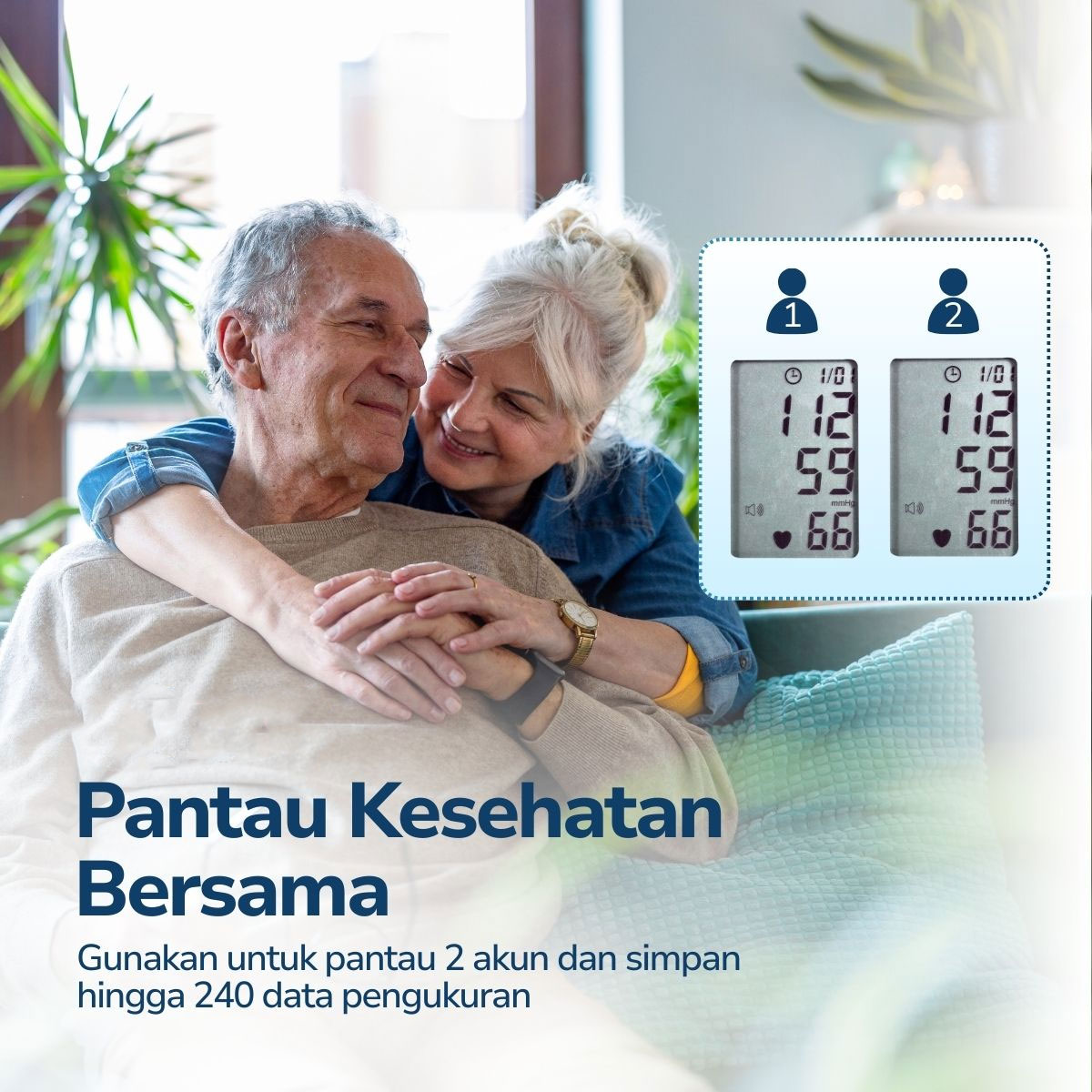 Gambar produk TaffOmicron Pengukur Tekanan Darah Tensimeter Digital Dual Power without Voice - BW-750
