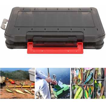 Gambar produk ZUHE Kotak Perkakas Kail Pancing Tackle Box Double Side 14 Grid - ZU402