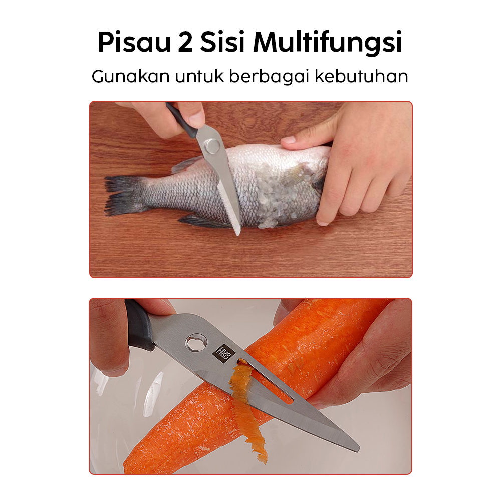 Gambar produk Huohou Gunting Dapur Multifunctional Detachable Scissors - HU0291