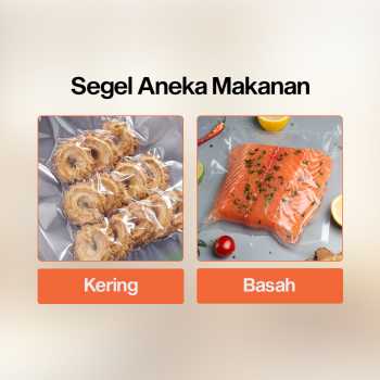 Gambar produk SOVACUM Alat Vakum Makanan Vacuum Sealer Packaging Machine with Bag - SX-100