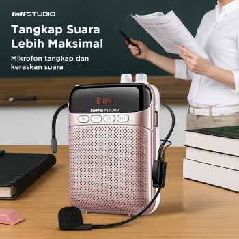 Gambar produk TaffSTUDIO Speaker Pinggang Bluetooth Voice Amplifier Wired 8W - S26