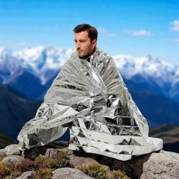 Gambar produk TaffSPORT Selimut Darurat Emergency Blanket Thermal 130x210cm - SL03-001