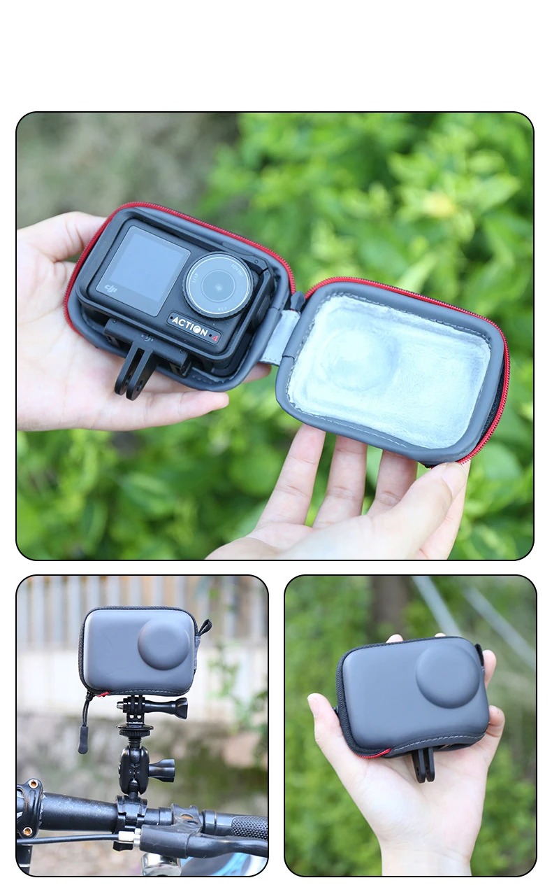 Gambar produk Soyoe Tas Penyimpanan Storage Bag for DJI Action 5 Pro Camera Round - 9030