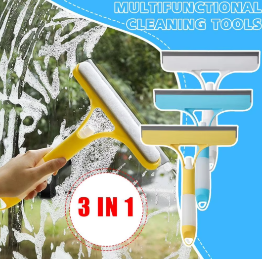 Gambar produk AIJA Alat Pembersih Kaca Jendela Glass Window Cleaning Rubber 3in1 - A3