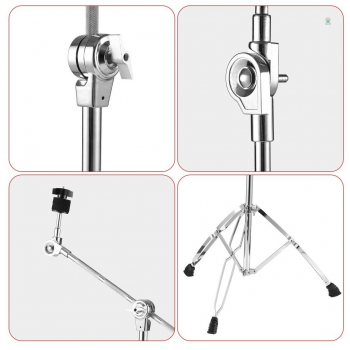 Gambar produk FMA Drum Cymbal Stand Heavy Duty Adjustable Double Braced Anti-Slip - FM-CST