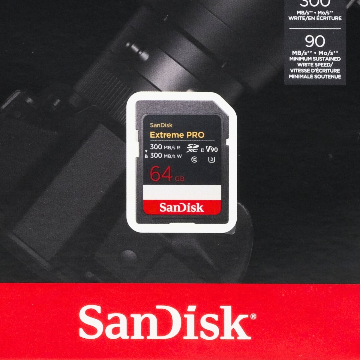 Gambar produk SanDisk Extreme Pro SDXC UHS-II Card U3 Class 10 300MB/s 64GB - SDSDXDM