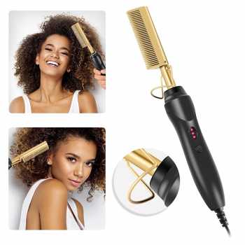 HAOYUMA Catokan Sisir Pelurus Rambut Straightening Comb Adjustable 40W - H1110
