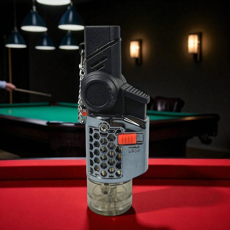 Gambar produk Focus Torch Butane Gas Lighter Blue Flame Windproof Adjustable - F151