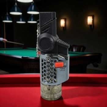 Gambar produk Focus Torch Butane Gas Lighter Blue Flame Windproof Adjustable - F151