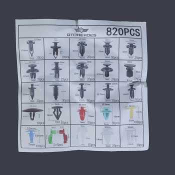 Gambar produk OTOHEROES Kancing Klip Mobil Baut Rivet Trim Retainer Clip 820 PCS - YH8
