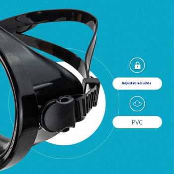 Gambar produk MOJOY Kacamata Selam Oval Diving Mask Scuba Freediving Tempered Glass - M17