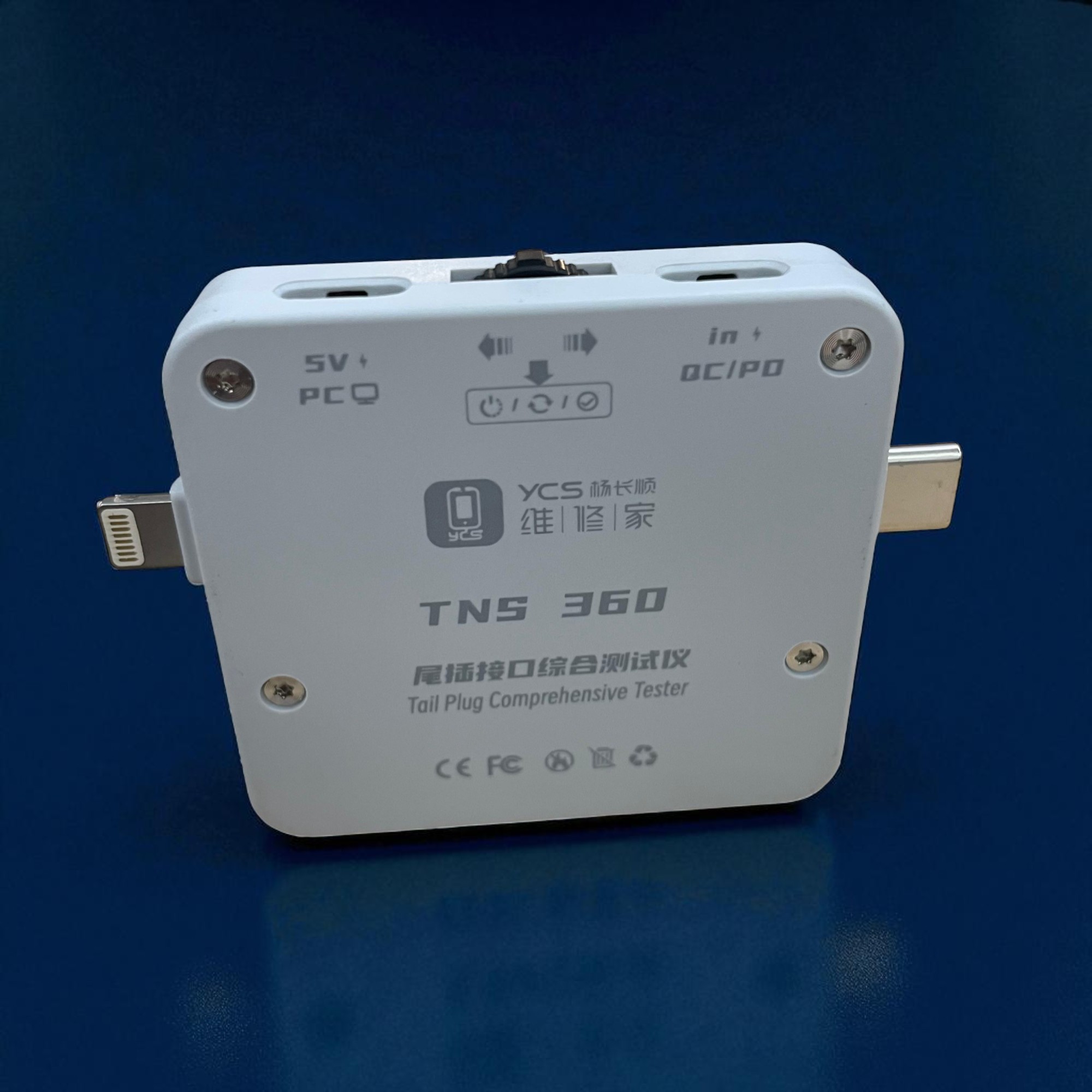 Gambar produk YCS Detektor Alat Uji Konektor Tail Plug Smartphone iOS USB Type-C - TNS360