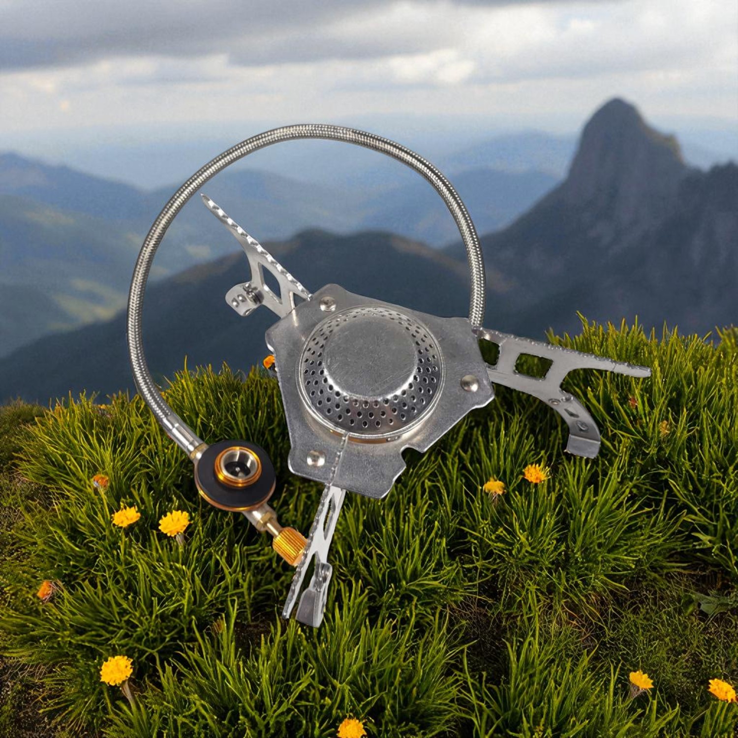 Gambar produk Kompor Gas Portable Lipat Outdoor Ultralight Camping Stove - AT6303