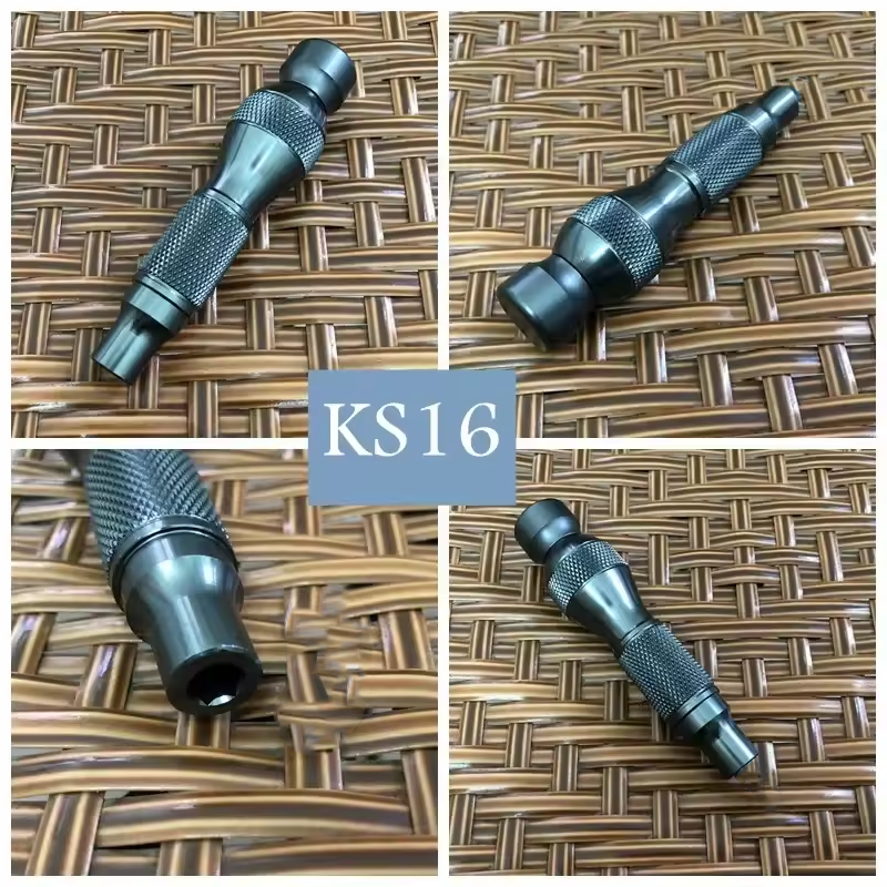 Gambar produk FMA Precision Aluminum Alloy Handle for Shank 1/4 Inch Bits - KS16