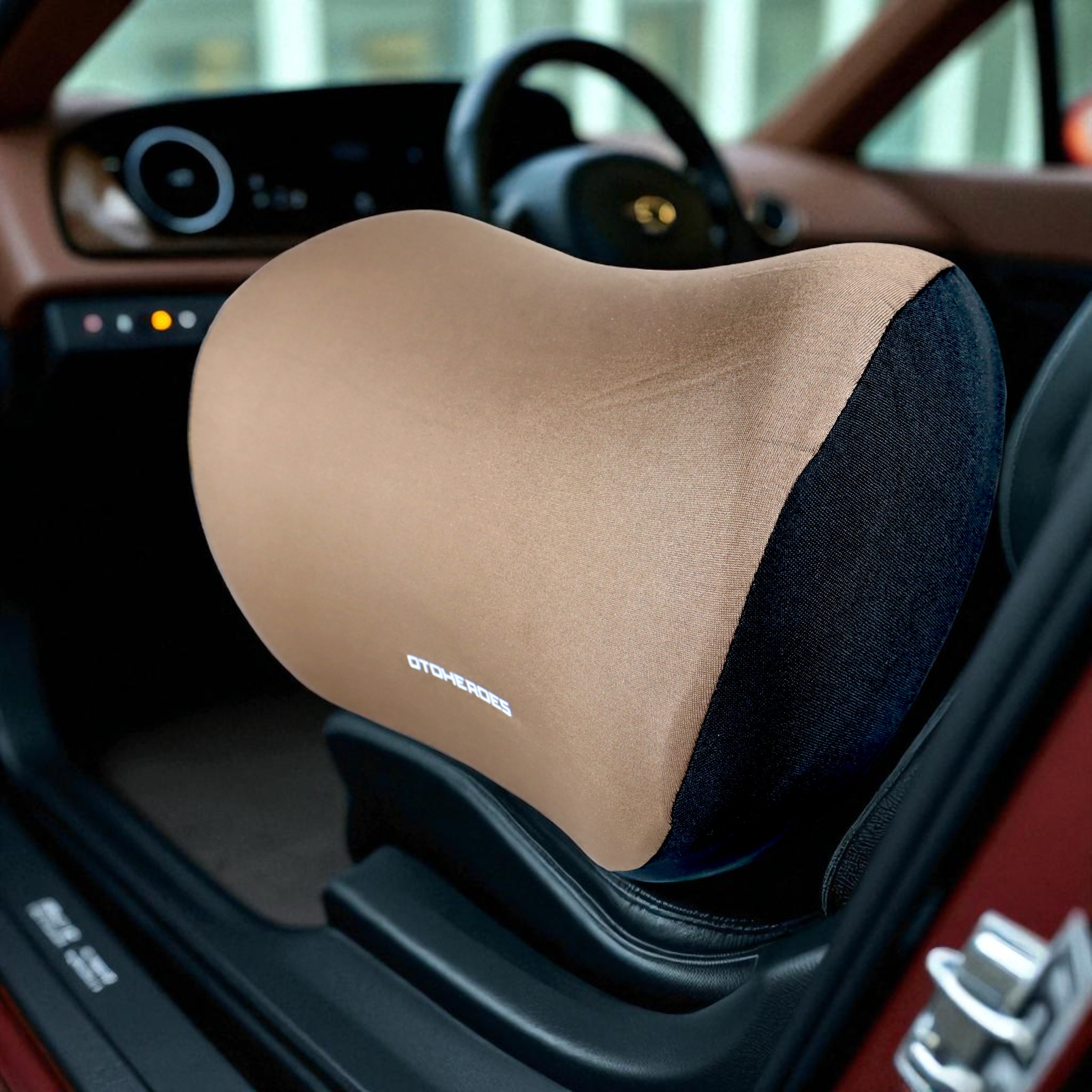 Gambar produk OTOHEROES Bantal Leher Mobil Ergonomis Memory Foam Car Headrest Pillow - AW-30
