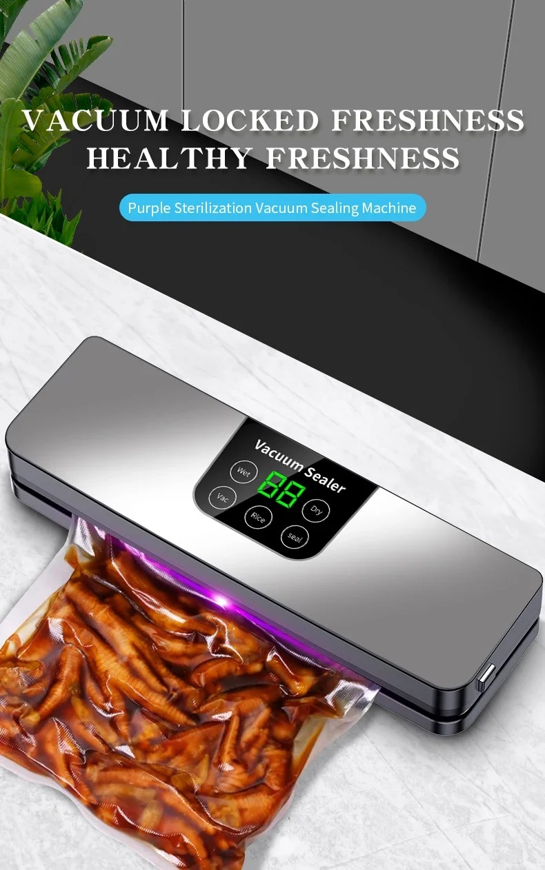 Gambar produk Almanice Alat Vacuum Sealer Packaging Machine Dry and Wet 65kPa 120W - A68M
