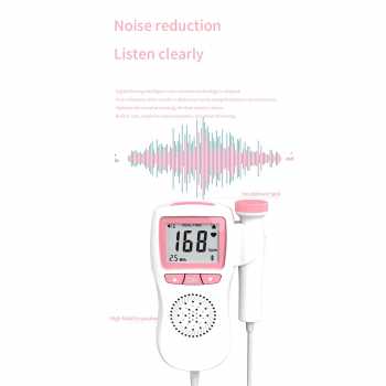 Gambar produk WEBEYOU Alat Deteksi Jantung Janin Fetal Doppler Heartrate Bluetooth - WF-FD101