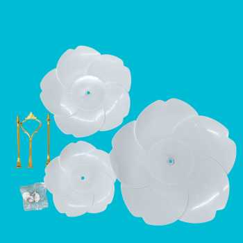 Gambar produk AXOP Rak Kue Susun 3 Tingkat Plate Cake Decoration Cherry Blossom - A-3