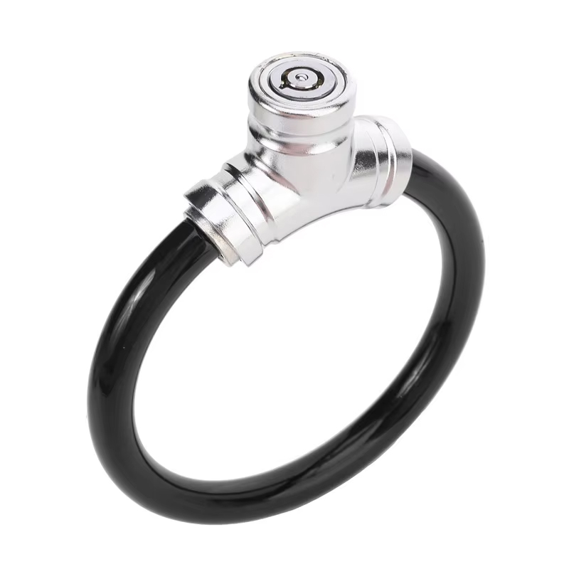 Gambar produk Senzen Gembok Sepeda Cable Ring Bike Lock Zinc Alloy 14cm - INU141