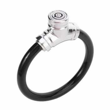 Gambar produk Senzen Gembok Sepeda Cable Ring Bike Lock Zinc Alloy 14cm - INU141