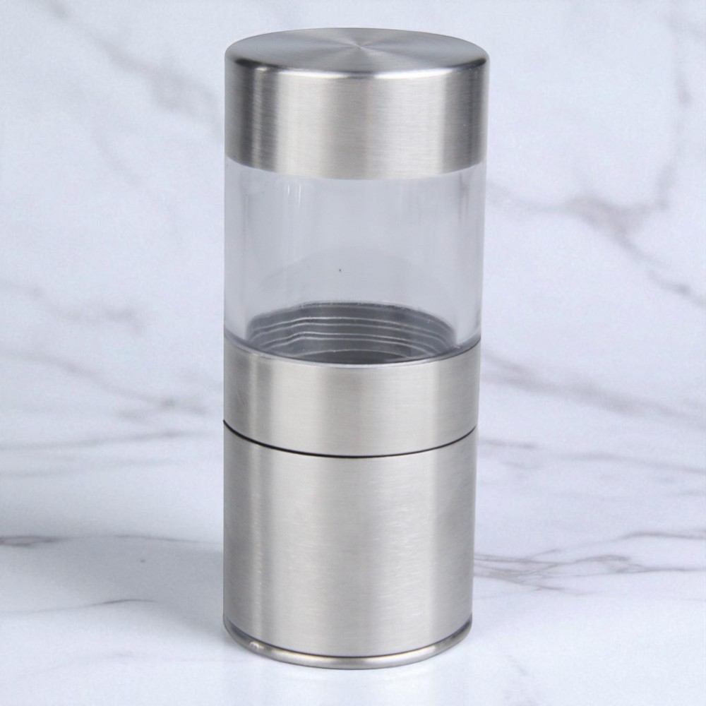 Gambar produk Penggiling Biji Lada Spices Pepper Mill Grinder Stainless Steel 60ml - CIQ