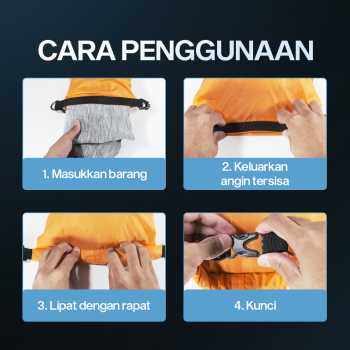 Gambar produk SUBITO Tas Outdoor Waterproof Storage Bag Drybag 3L - JP727