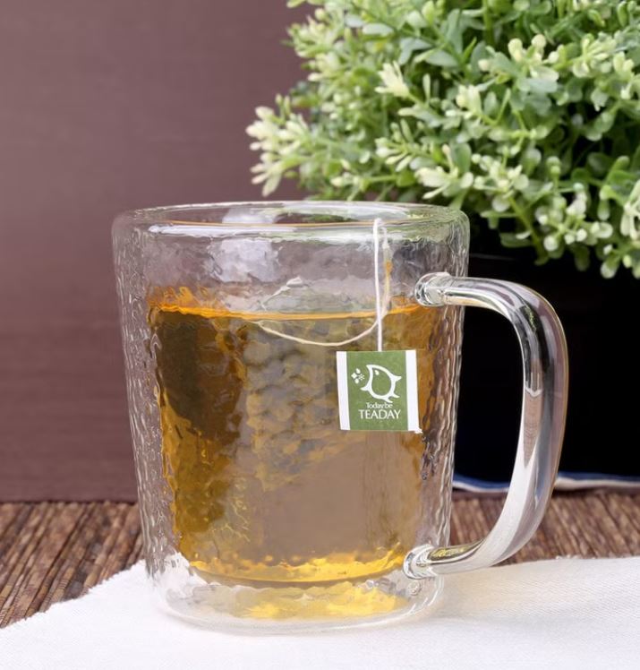 Gambar produk Rouge Gelas Teh Heat Resistant Tea Cup Glacier Hammer Pattern 270ml - INU147
